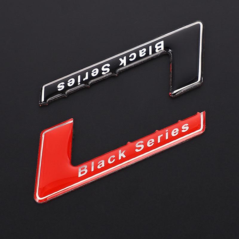 3D-Metall-Autoaufkleber, Emblem, Abzeichen, Aufkleber, Black Series, Logo-Aufkleber für SLS W204 W203 W211 W207 W219 C63, Auto-Styling