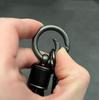 [Rockyu] Keychain for Men and Women Genuine Leather Braided Leather