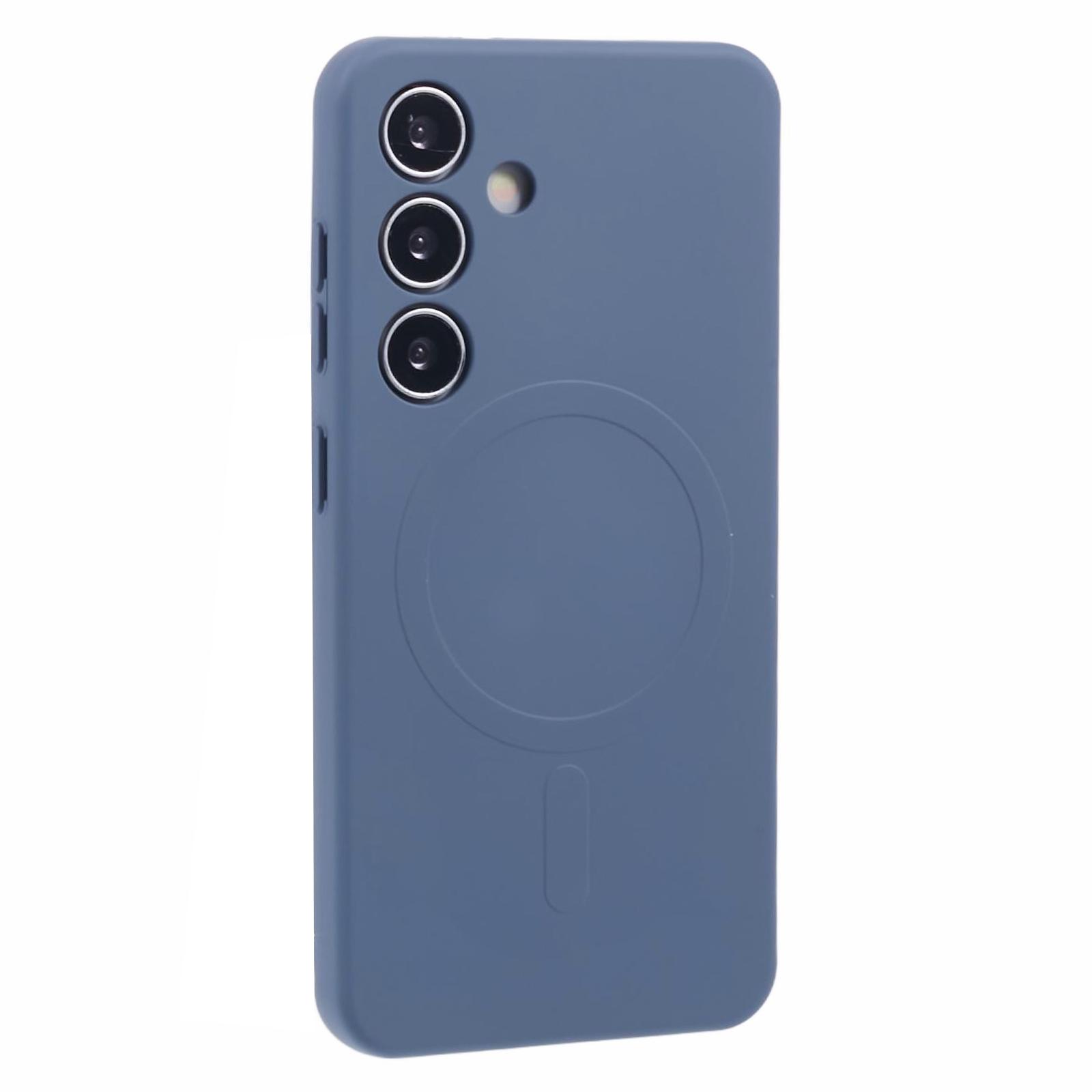 

For Samsung Galaxy S25+ Case Compatible with MagSafe Shockproof TPU Phone Cover Lavender Grey