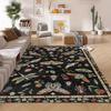 Carpet Featuring A Magical Forest and Butterflies, Non-Slip, Machine Washable, Easy To Clean, Coffee Tables, Bedside in Bedrooms