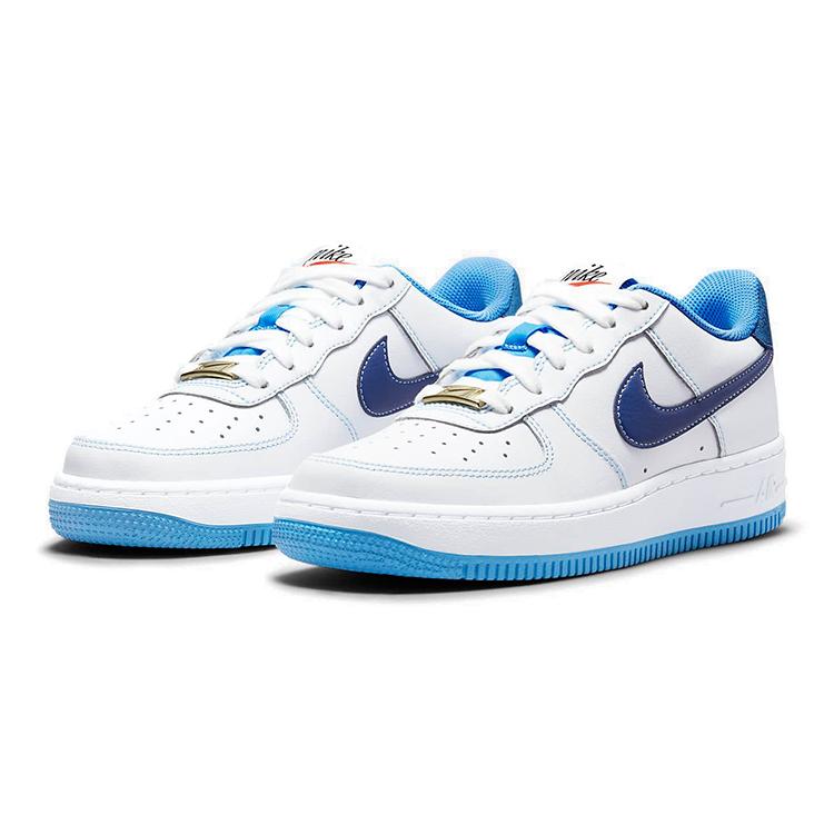 New Nike Air Force 1 S50 'White University Blue' Gs DB1560-100