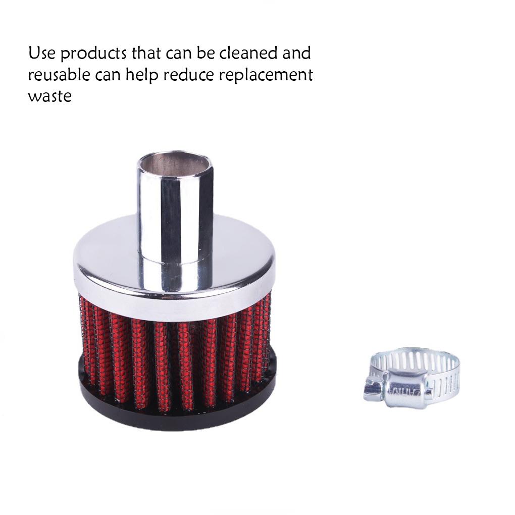 Universal-Auto-Luftfilter für Motorrad-Kaltluftansaugung, High Flow Kurbelgehäuse-Entlüftungsabdeckung, Mini-Entlüftungsfilter, Automobilfilter