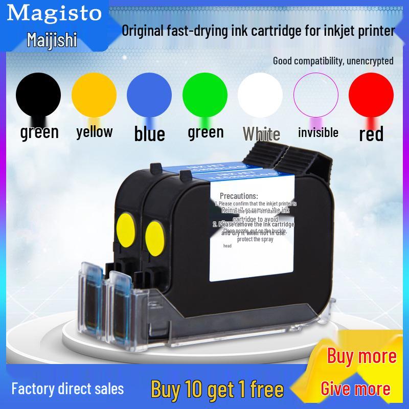 High-Adhesion Quick-Dry Ink Cartridge for Handheld Inkjet Printers