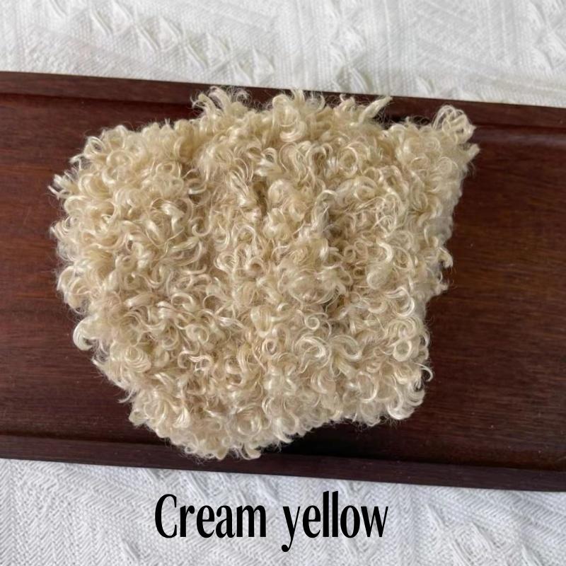 2Pcs Curly Pipe Cleaner Teddy Curly Plush Strip, Plush Fabric Chenille Stems Pipe Cleaners for DIY Creative Arts and Crafts