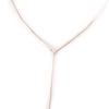 Les Trésors De Lily [C9388] - Gray 'Biwa' Silver Necklace