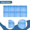 Watch Parts Storage Box Carry Case Dustproof Lid for Hardware Maintenance
