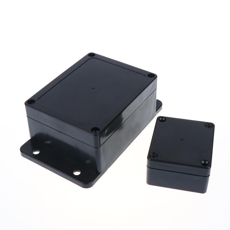 1/3 Stück Kunststoff Elektronik Projekt Instrumentengehäuse Ip65 Wasserdicht Schwarze Anschlussdose Outdoor Behälter Stromgehäuse Werkzeuge