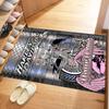 Harley-davidson Motorcycles Customized Name Floor Mat Perfect for Game Room Study room Balcony Foyer Antislip Carpet Anime Office Decor