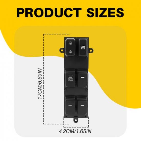 Front Driver Side Power Window Control Switch Fits For 2011 12 2013 Kia Optima K