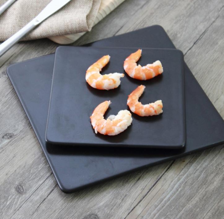 European Creative Ceramic Flat Plate Western Restaurant Steak Flat Plate Cake Plate Tableware