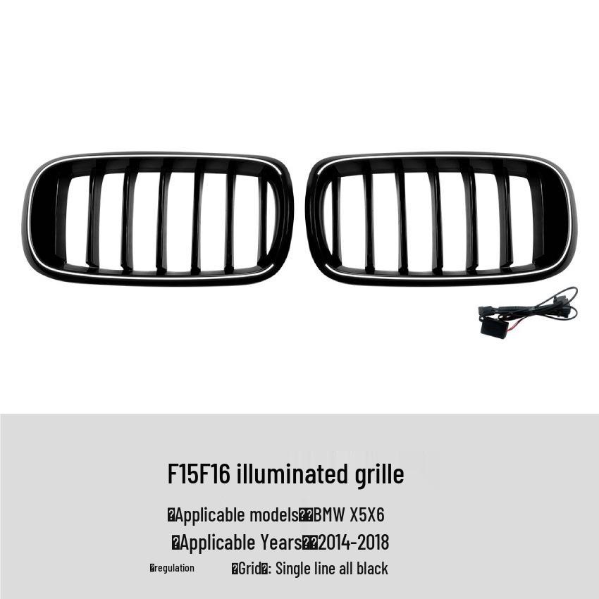BMW X5 F15 M Sport 2014-2018 Lip Dianteiro, Spoiler Traseiro, Saias Laterais, Grelha, Kit de Modificação de Lip Traseiro