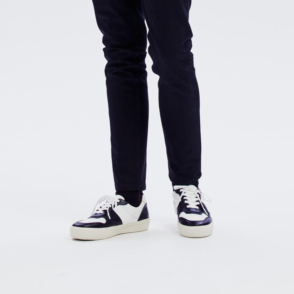 Guilf Chester Retro Sneakers In Kipskin Killer Whale