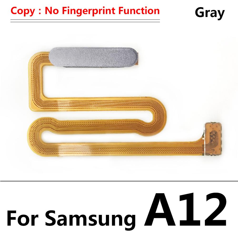 Fingerprint Scanner For Samsung A12 A125 A125F ID Home Button Copy NO Fingerprint Menu Return Key Recognition Sensor Flex Cable