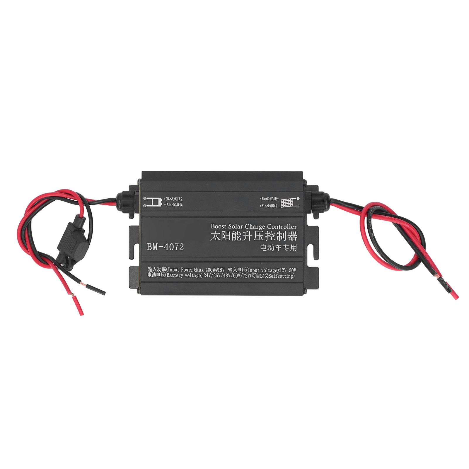 

MPPT Солнечный повышающий контроллер Регулятор заряда солнечной панели для аккумулятора 24 В 36 В 48 В 60 В 72 В Электромобиль Велосипед 12–50 В 400 Вт