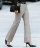Xexymix Magic Banding Women'S Twill Fluffy Bootcut Slacks Paper Gray Xtfpt01J3_Xtfpt03J3