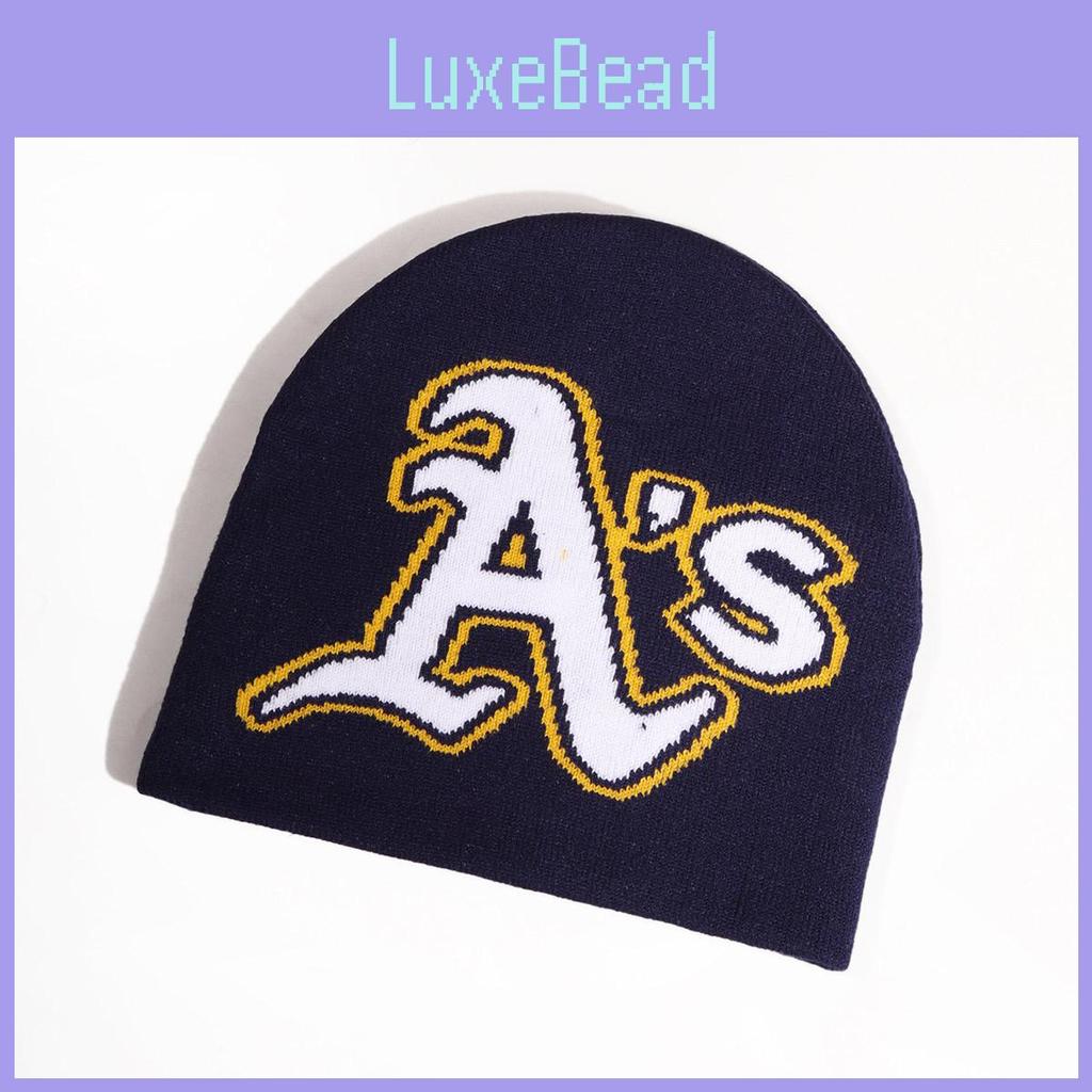 Street Fashion Knitted Hat With As Letter Pattern For Cold Weather In Unisex Style