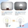 Ampoules LED E14 - NETTLIFE - T22 rétro Edison - 2W - Blanc froid 6000K - Lot de 4