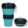 550ml Lightweight to Carry Folding Cup Mountaineering Camping Biking Athletic Multi-Purpose Coffee Cold Drink Retractable Drinkware Mug