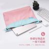 Pack All Mesh Cosmetic Zippered File Small Item Travel Cosmetic Storage Document Business Travel Office Stationery Pouch, Pouch, Lightweight,
