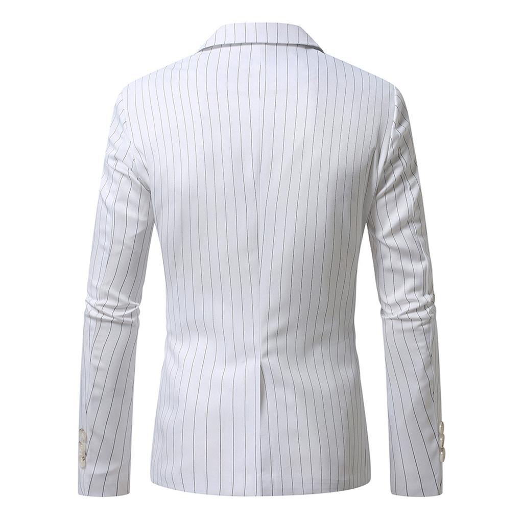 Pánská neformální business slim fit jednořadá bunda