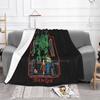 Trust In God Four Seasons Comfortable Warm Soft Blanket Retro Vintage Horror Cthulhu Lovecraft Religion Nostalgia Gods Ancient