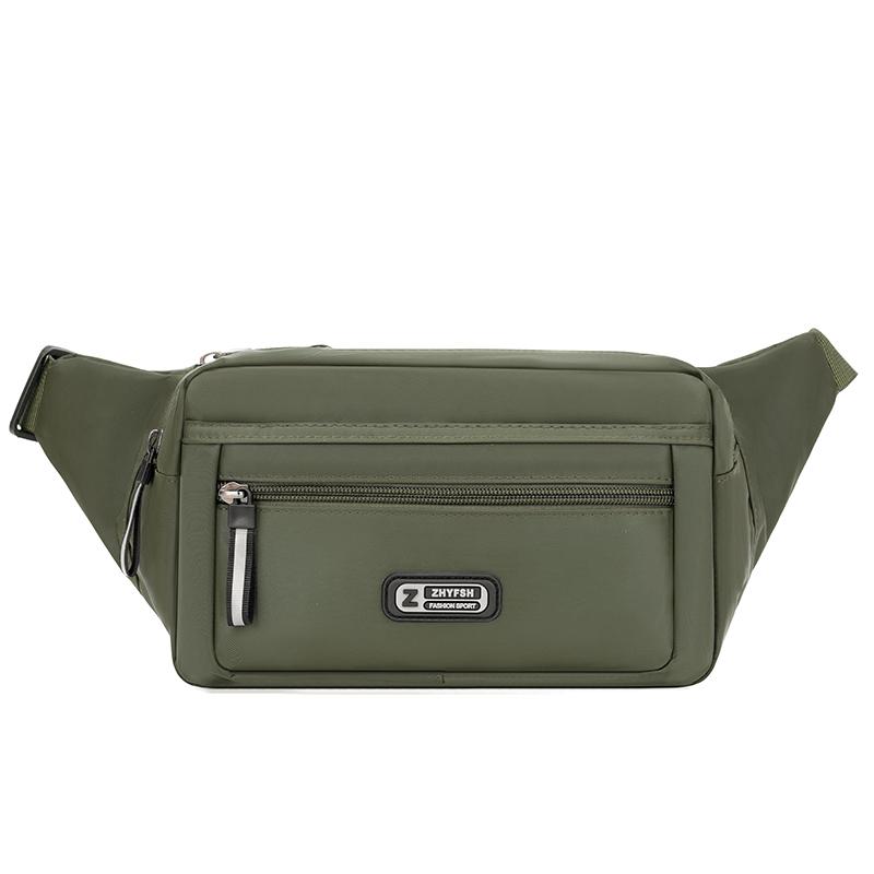 

Мужская поясная сумка для активного отдыха, многофункциональная, износостойкая, водонепроницаемая, большой вместимости, нейлоновая нагрудная сумка, сумка для мобильного телефона армия зеленый