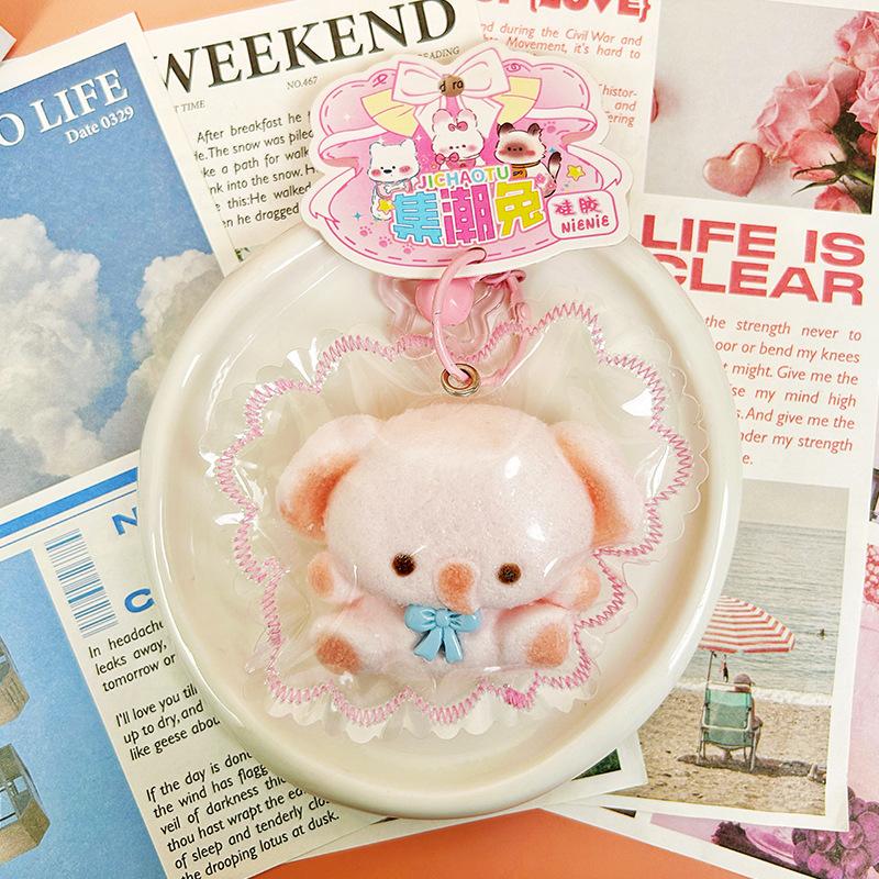 Food-grade Silicone Cream Clay Premium Touch Animal-shaped with Seams Stress-relief Toy Squeeze Toy for Stress Reduction