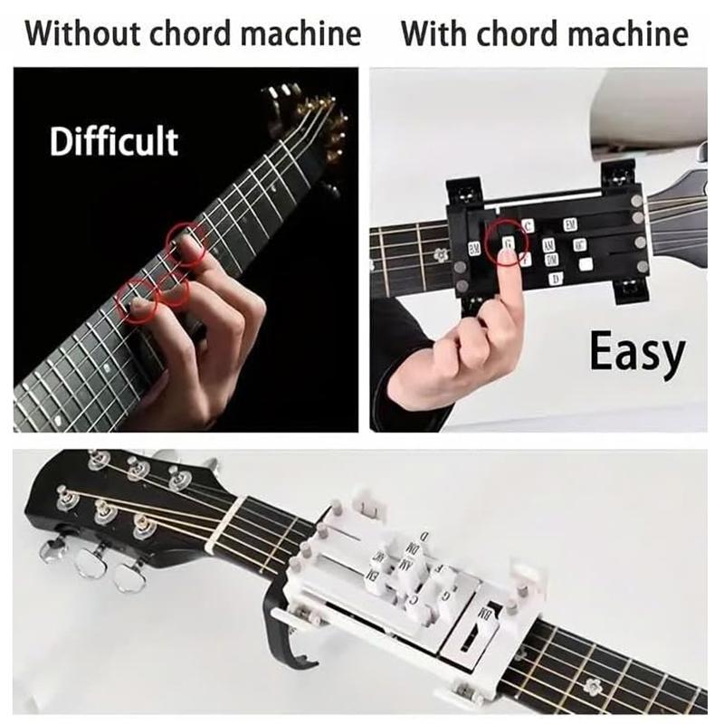 Gitar Akor Basıcısı Gitar Yardımcısı Akor Eğitmeni Akor Öğrenme Sistemi Gitar Aksesuarları Gitar Eğitim Aracı Çocuklar Yetişkinler İçin