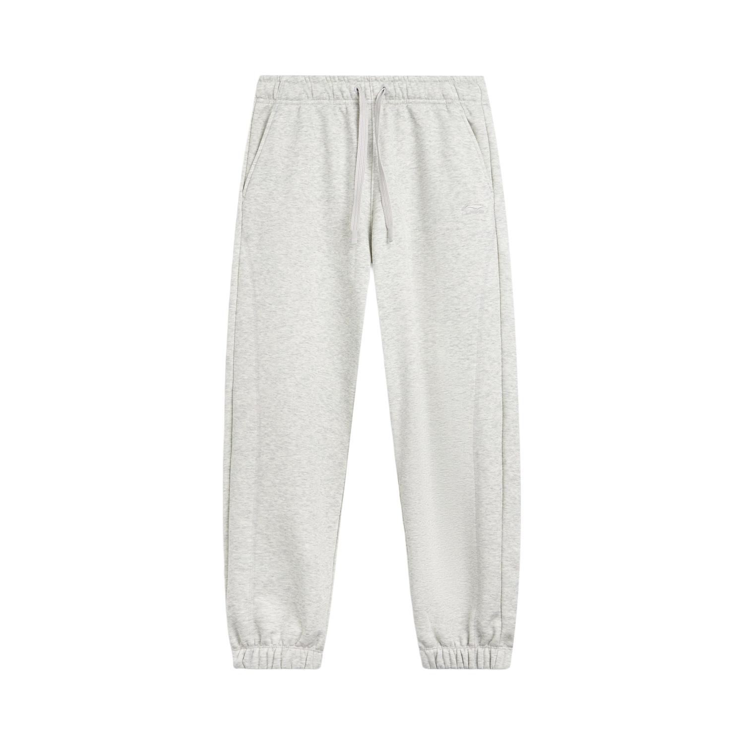 

Li Ning Sports Trend Series Повседневные свободные женские спортивные штаны с вышивкой логотипа бренда AKLV934-2 XL