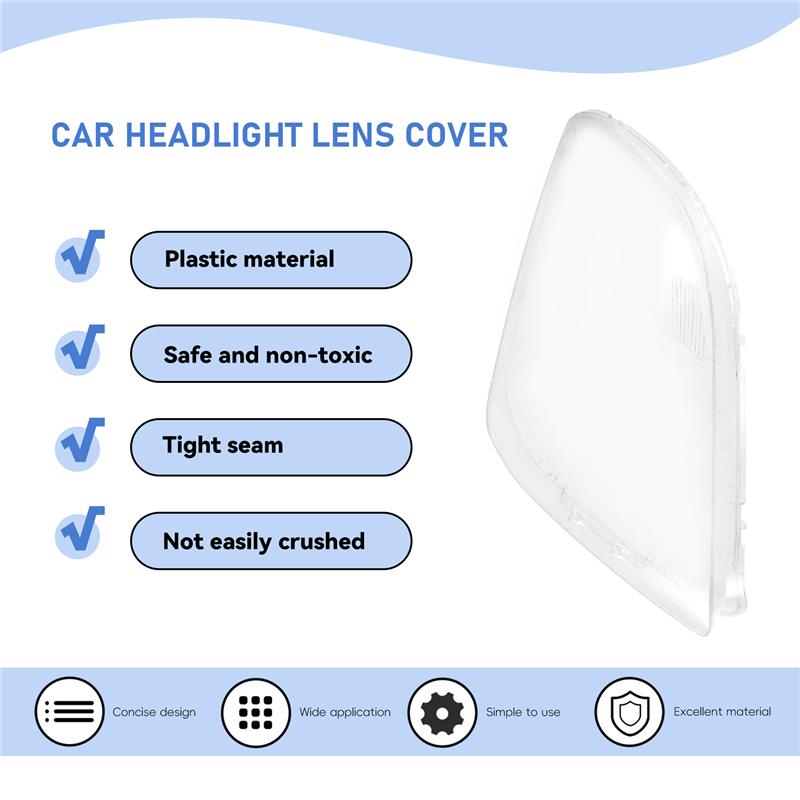Car Headlight Lens Cover Transparent Headlight Shell For Suzuki Swift 2005 2006 2007 2008 2009 2010 2011-2016