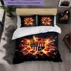 Set Biancheria da Letto Southampton Football 3 Pezzi Morbido Set Copripiumino con Federe Set Decorazione Camera da Letto per la Casa