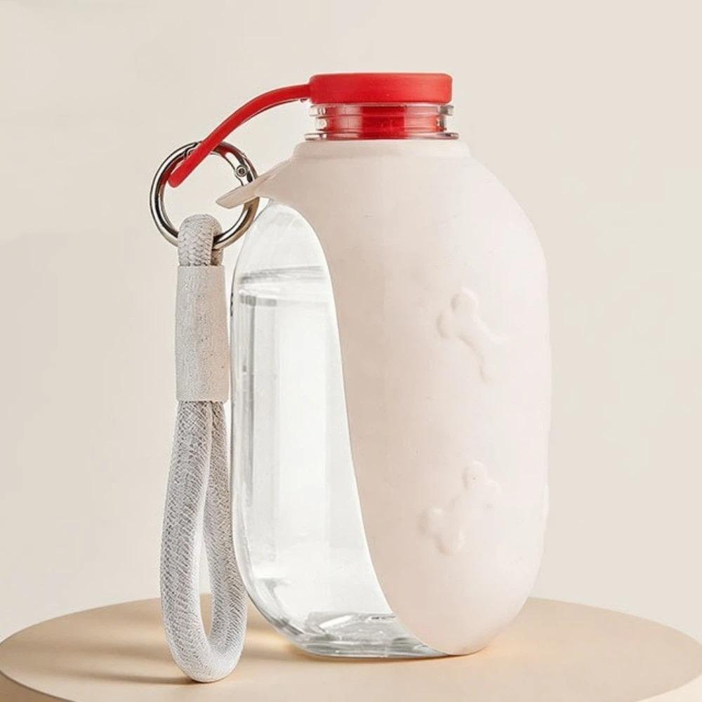300 ML Portable Dog Drinking Cup 2-in-1 Pet Water Dispenser Foldable Pet Water Bottle  Hiking