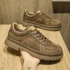 Schuhe neu Retro Britisch lässig Lederschuhe Herren Low-Top Martin Boots Herbst und Winter