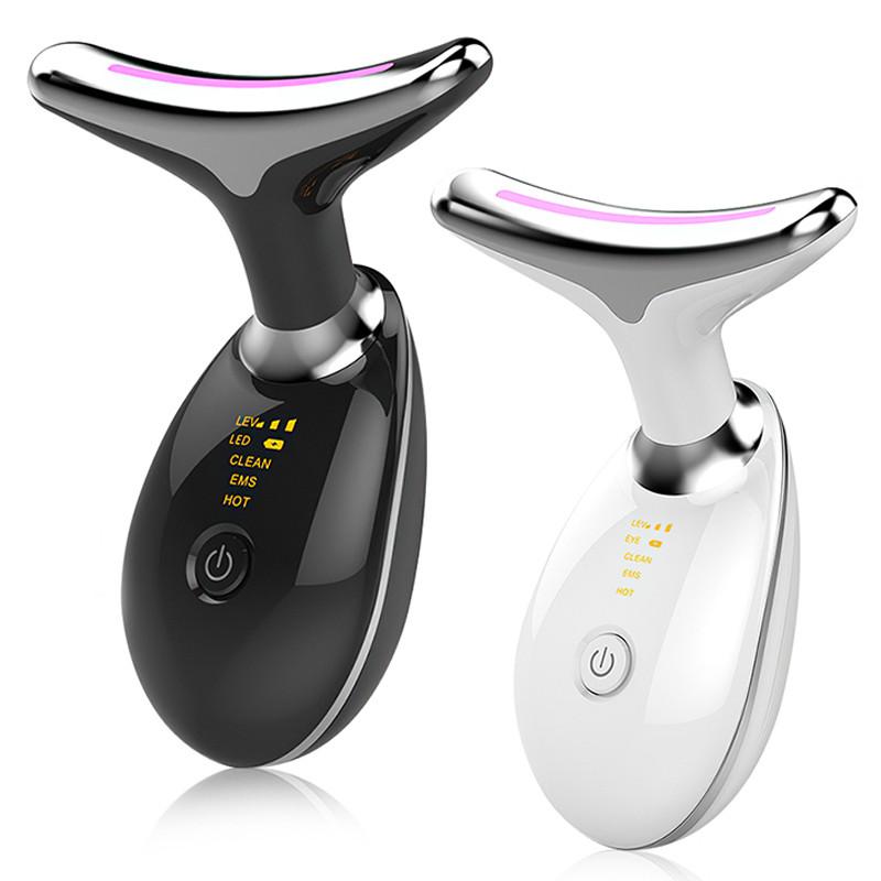 2.5W LED Lights Photon Therapy Massager Wrinkle Remove Skin Care Massage Facial Tool Neck Face Beauty Device