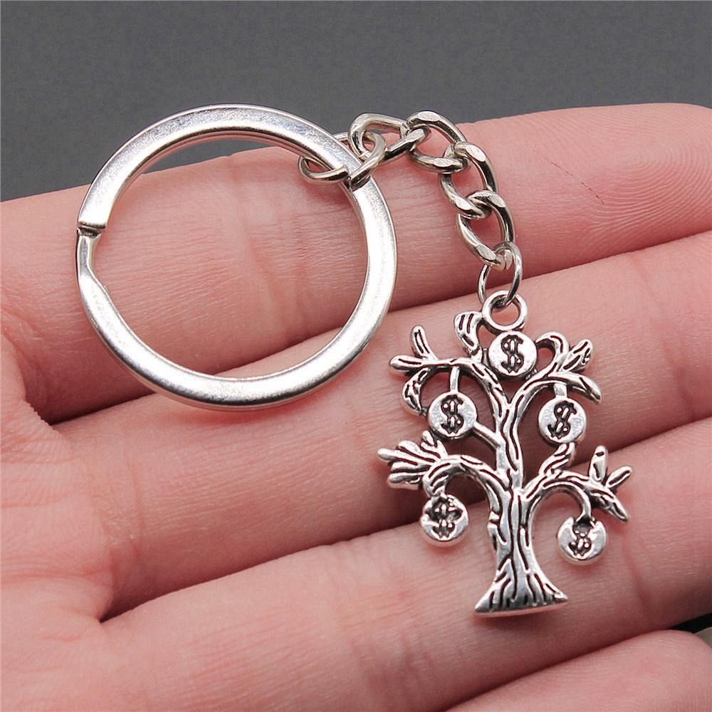 28mm Schlüsselanhänger Lebensbaum Kabbalah Hochzeitsschmuck Zubehör QY054