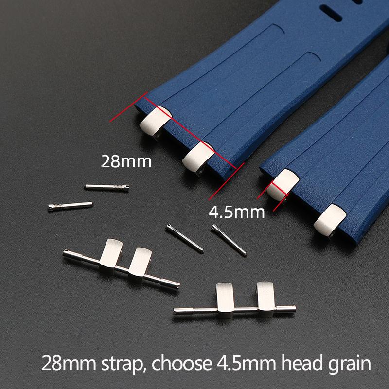 Conversión de Eslabón Final de Acero 3.5mm 4.5mm para AP 15400 15500 15710 Caja de Reloj de Correa para Conector de Grano Enlazador de Correa de Reloj