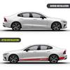 2 PCS Car Side Skirt Decals, 88.58" X 4.52" Long Stripes Stickers, PVC Auto Personalized Stickers, Waterproof Body Decoration, Universal For Most
