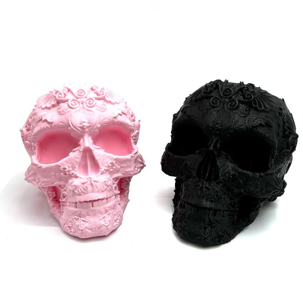 Skull Makeup Brush Holder