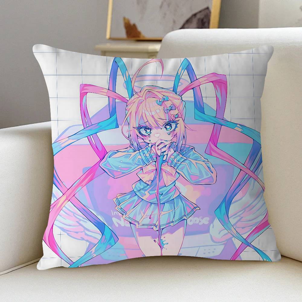 Needy Girl Overdose Game Pillow Gift Home Office Decoration Bedroom Sofa Car Cushion Cover Case 45x45