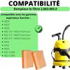 Filter for Karcher WD4 WD5 WD6 MV4 MV5 MV6 Dust Filters Replacement 2.863-005.0 [Pack of 2] Phonillico®