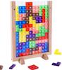 3D Lern Gehirn Räumliches Stapeln 3D Farbenerkennung A's Werkzeug Puzzle, Spielzeug, Training, Tangram, Logisches Denken, Puzzle, Holz, Montessori, Tetris,