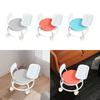 Kids Chair Baby Dining Seat with Swivel Casters Removable Dining Tray Soft Comfortable Stable Household Ergonomic Child Chair