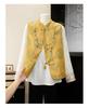 Floral Print Spring Vest: Fashionable Shawl for Middle-Aged and Elderly Women