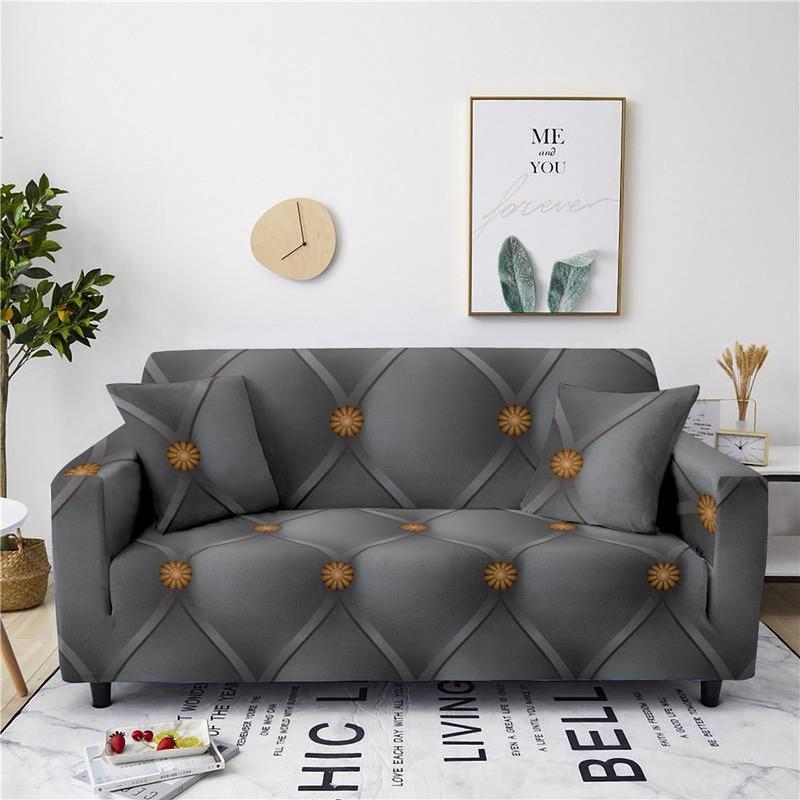 Geometric Elastic Sofa Cover Couch Cover Stretch Slipcover Sectional Sofa Cover Slipcover Sofa Furniture Protector Home Decor