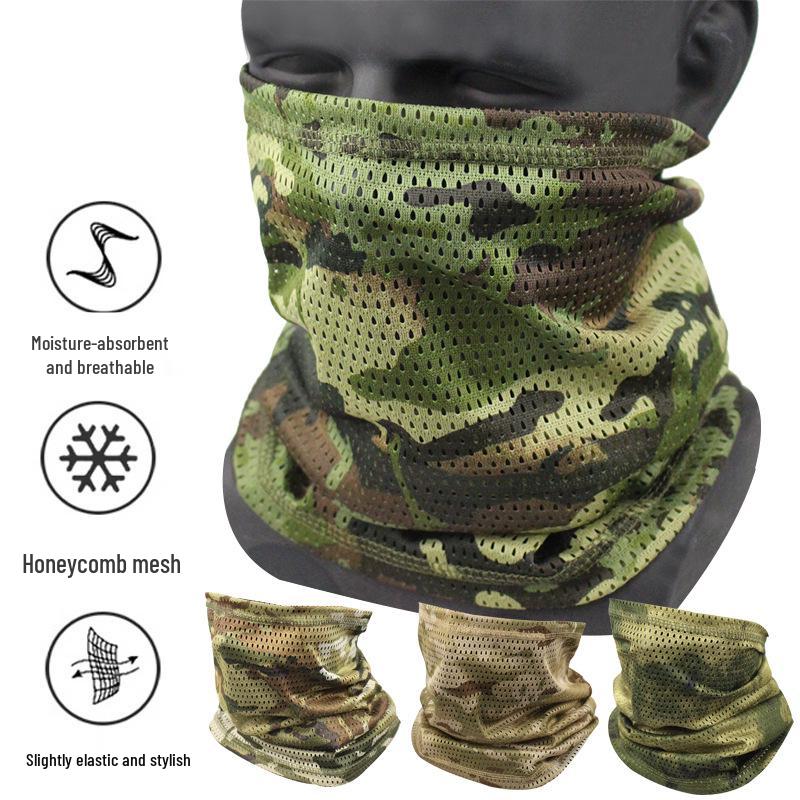Breathable Mesh UV Protection Tactical Mask for Outdoor Activities