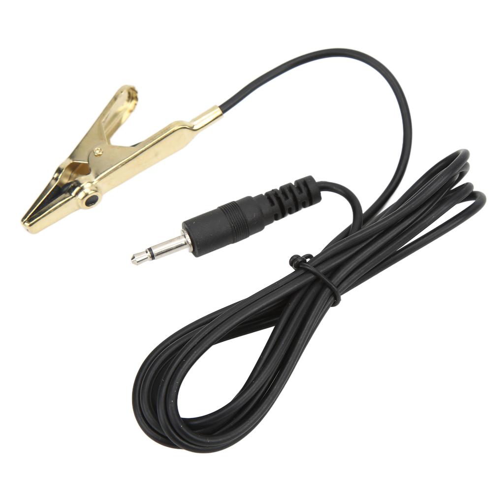 Audio Pickup Clip Metal 3.5mm Universal Instrument Microphone Pickup Clip with Sponge Pad for Violin Guitar1.5m   4.9ft
