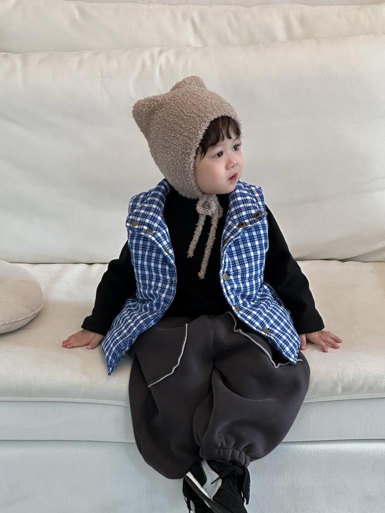 Children's clothing new winter baby clothes children's clothing winter thickened pants boys fleece sweatpants
