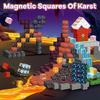 Magnetic Building Blocks Lava Adventure For Kids Boys Girls Ages 3+ Magnet Cube Set STEM Montessori Sensory Toy