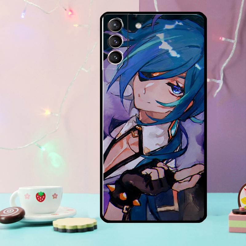 

Genshin Impact Kaeya Phone Case For Samsung Galaxy S24 S25 Ultra S21 S22 S23 Ultra S9 S10 S20 Plus S25 FE Cover Galaxy S24