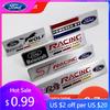 Car Sticker Hot For Ford New 3D Metal Aluminium Badge Car Body Decoration Sticker Accessories For Ford ST Focus 2 3 Mondeo Kuga
